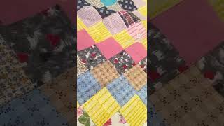 Thrifted Vintage Quilt Top #comethriftwithmetoresell #quilting #quilt