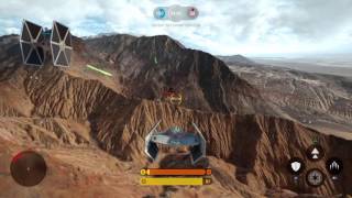 Star Wars Battlefront | 70+ kills with Darth Vader's Tie Advanced!!!