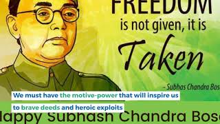 Happy Subhash Chandra Bose Jayanti 2021!