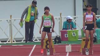 106年全運會100m女子組準決賽第2組