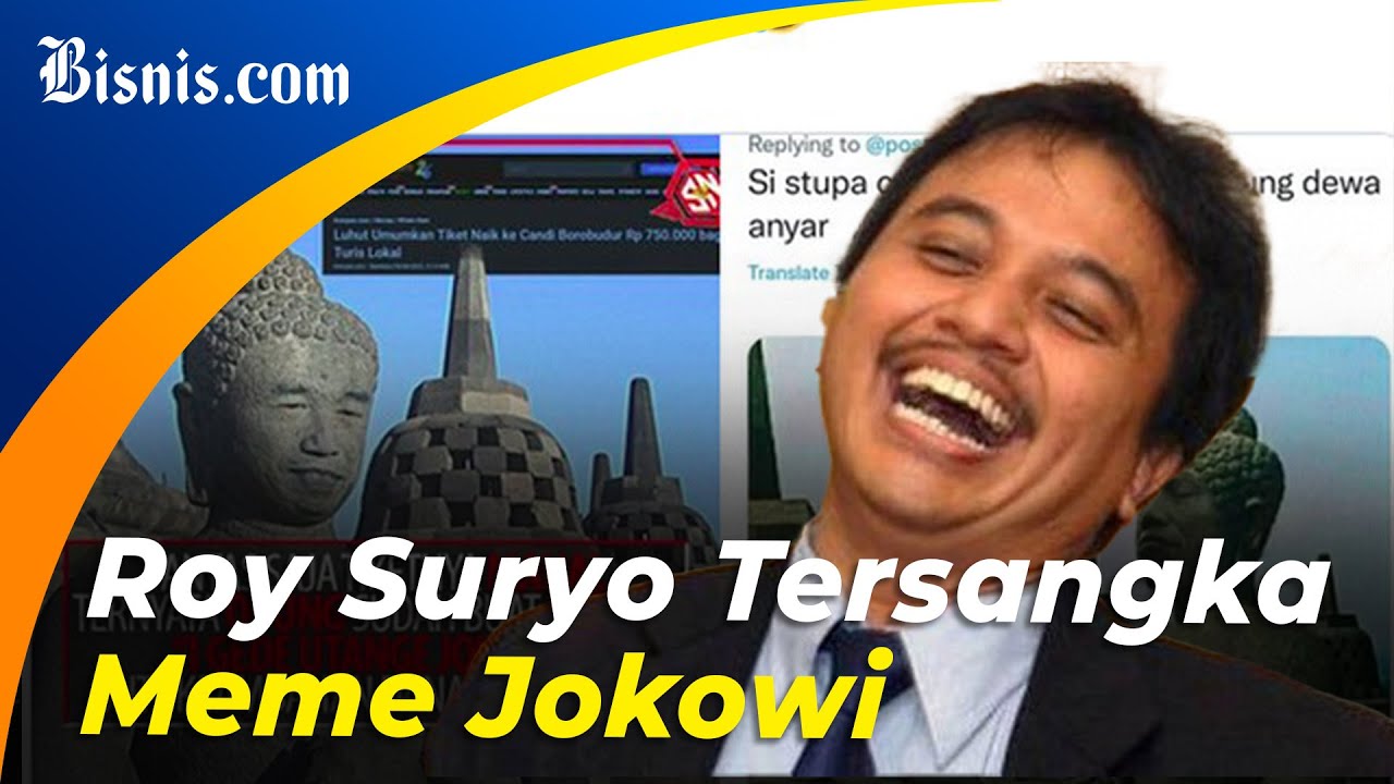 Roy Suryo Jadi Tersangka Meme Candi Borobudur Mirip Jokowi - YouTube