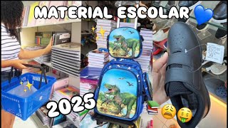 COMPRANDO O MATERIAL ESCOLAR DE RHAVI 2025 - COM VALOR TOTAL