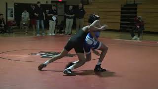 Worcester Wrestling - Jordan Miner vs Whitman Hanson JV 1