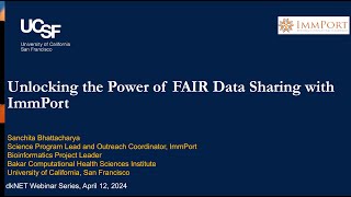 dkNET Webinar: Unlocking the Power of FAIR Data Sharing with ImmPort 04/12/2024