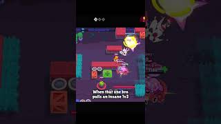 Insane Bibi 1v3 In Brawl Stars 🔥 #shorts