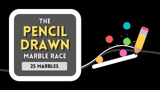 The Pencil Drawn Marble Race!