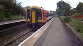 South West Trains DMU no: 159011 @ Oldfield Park {1V22} 24/09/2016.