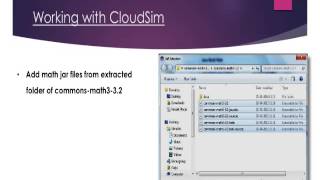 Cloud Sim Install