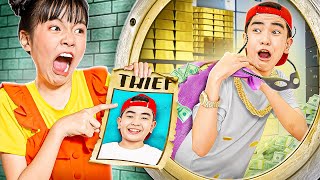 My Rich Brother Is A Thief - Funny Stories About Baby Doll Family