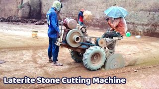 Shorts | Laterite stone cutting shorts  | Red stone cutting with  tiller  | How it's made | secans