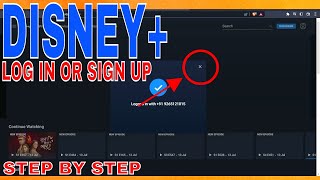 ✅ How To Log in Or Sign Up to Disney Plus Account (PC) 🔴