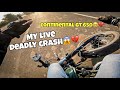 My Live Brutal Crash💔😭 Continental GT650😢 Live Accident 😱