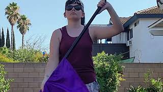 How to toss a Single - Flag - Color Guard Basics