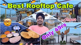 Best Rooftop Cafe in Jaipur😍 only in 49rs🤯