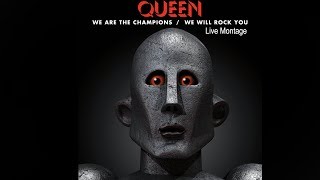 Queen: We Will Rock You/We Are The Champions Live Montage(1977-1986)