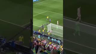 Golaço do Neymar contra a Croácia visto da arquibancada