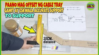 PAANO MAG OFFSET NG CABLE TRAY GAMIT ANG ESKWALA / L SQUARE ACCURATE SUPPORT TO SUPPORT