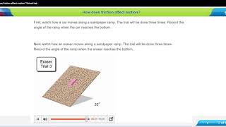 How does friction affect motion - Virtual Lab