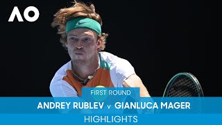 Andrey Rublev v Gianluca Mager Highlights (1R) | Australian Open 2022