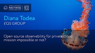 OSMC 2024 | Open source observability for private cloud: mission impossible or not? by Diana Todea