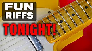 Play This FUN Guitar Riff SHORTCUT Tonight! (HIGHLY ADDICTIVE!)