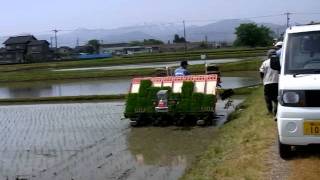 2011年　富山県南砺市坂本地区　田植え