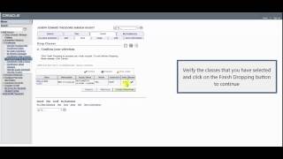 Self Service Enrollment Dropping A Class