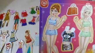 Review Barbie Bongkar Pasang (Paper Dolls) Boneka Kertas Mainan Jadul