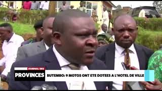 Butembo: 9 motos ont été dotées à l'Hôtel de Ville