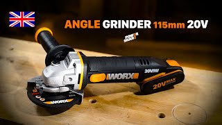 WORX WX800 115mm 20V Angle Grinder  UK