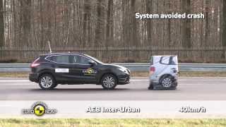 Nissan Qashqai 2014 CRASH TEST Euro NCAP | AEB Test ★★★★★