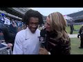 jameson williams post game interview after career high 143 yards u0026 1 td