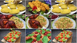 3 recipes in one video,  rice with  chicken and pasta, the best kibbeh + pasta with cheese