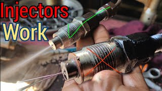 how to fuel injector problem easy solution - toyota hilux engine nozzle repair