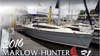 SOLD!!! 2016 Marlow Hunter 31 sailboat for sale at Little Yacht Sales, Kemah Texas