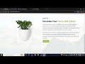 create a responsive plants website design using html css u0026 javascript