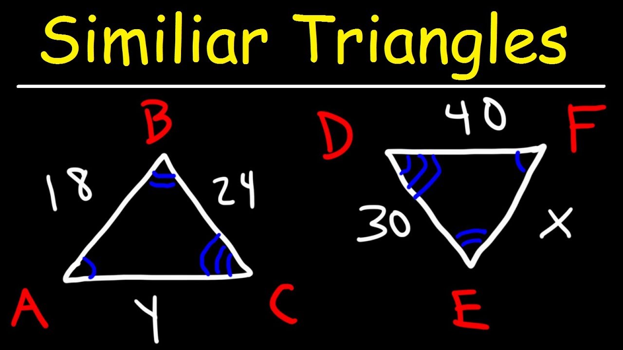 Identify The Similar Triangles