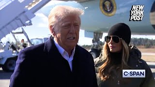 Trump speaks to press after arriving in North Carolina — 'FEMA has really let us down'