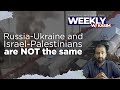 CUFI Weekly: Russia-Ukraine and Israel-Palestinians are NOT the Same