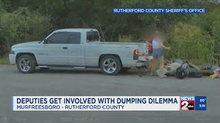 Rutherford County, TN deputies get involved with dumping dilemma