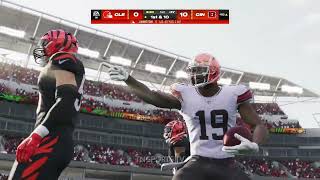 Cleveland Browns vs. Cincinnati Bengals | Offseason Game | Week 1 | Madden NFL 25