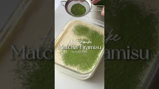 How to make Matcha Tiramisu | No-Bake recipe | Mint and the Matcha