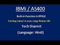 IBMi (AS400) - Fetching subset of the array using %subarr in #RPGLE #IBMi #AS400