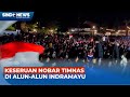 Ribuan Orang Nobar Timnas U23 Indonesia vs Uzbekistan di Alun-Alun Indramayu