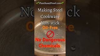 Make steel cookware nonstick \u0026 oil-free GenX  bad as Teflon? #tefloncoating #pfas #nonstickcookware