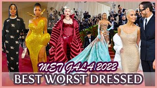 Best Worst Dressed Met Gala  2022  Blake Lively Sza Chloe Bailey Kim Kardashian Sarah Jessica Parker