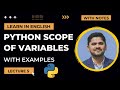 4. Scope of Variables in Python | Local & Global Variables|Python Tutorial for Beginners|Amit Thinks