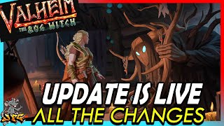 VALHEIM BOG WITCH UPDATE! Scythe! New Potions, Feasts, Skills \u0026 More! The Changes You Need To Know