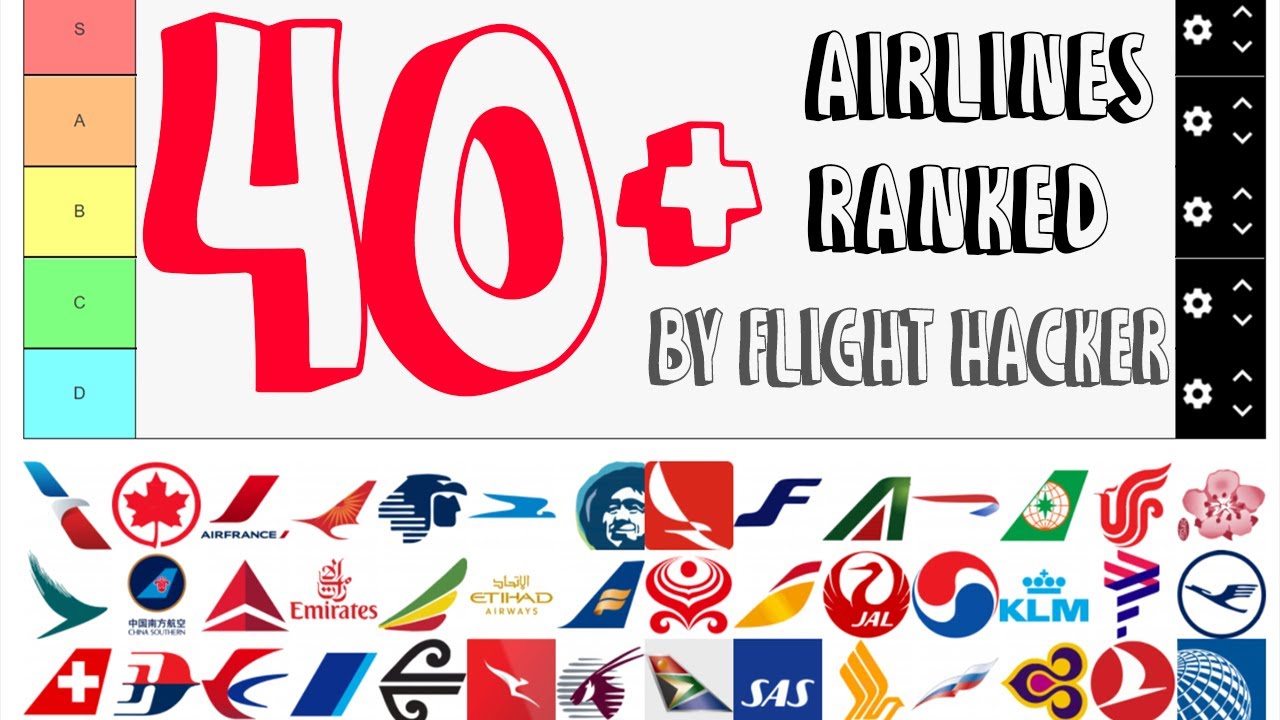 Major Airline Tierlist By A Frequent Flyer (What Is The Best Airline In ...