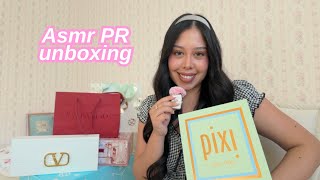 ASMR | ♡ life update ramble + opening pr (prada, valentino, pixi+)